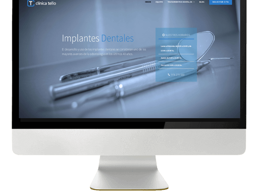 Diseño web para Clínica dental en Zaragoza